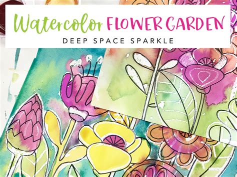 Draw a Flower Garden | Deep Space Sparkle | Bloglovin’