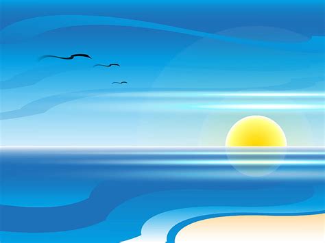 Sun, sea, lines, art, HD wallpaper | Peakpx