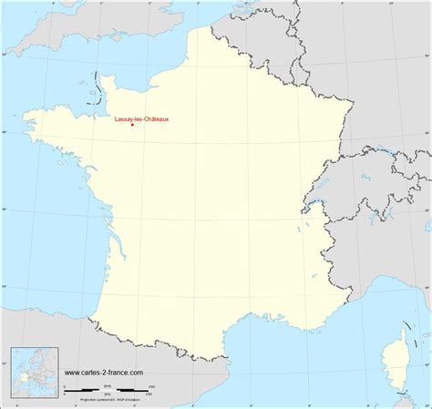 Carte De Lassay Les Ch Teaux Situation G Ographique Et Population De