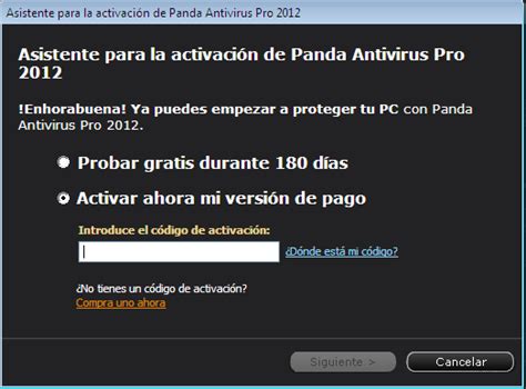 Panda Antivirus Activaci N