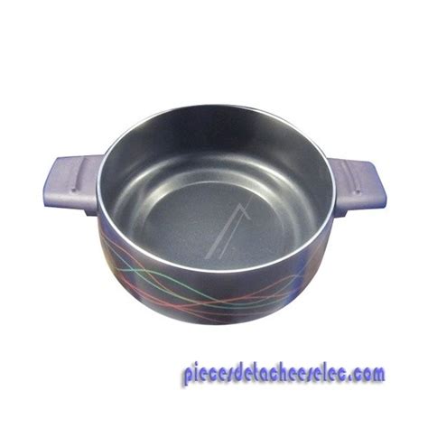 Caquelon Gris Pour Appareil Fondue Color Pic Party Tefal Wok