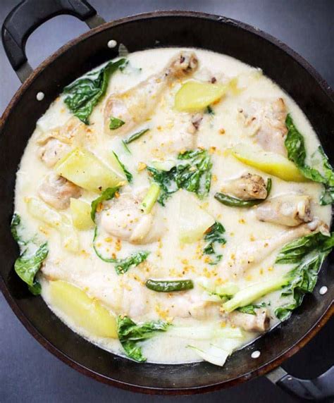 How To Cook The Best Ginataang Manok Or Chicken Cooked In Coconut Milk