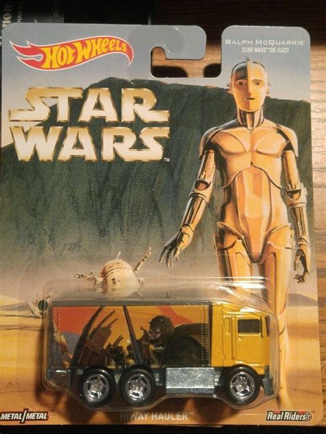HIWAY HAULER McQuarrie Art Tatooine Droids Scene C PO Card STAR WARS Hot Wheels For Sale