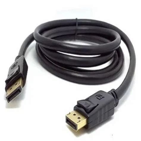 Black Plastic DP TO DP CABLE at best price in Nashik | ID: 27551498812