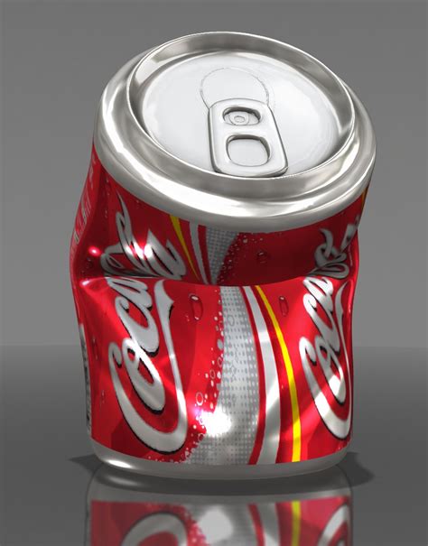 Crushed Coke Can|Autodesk Online Gallery