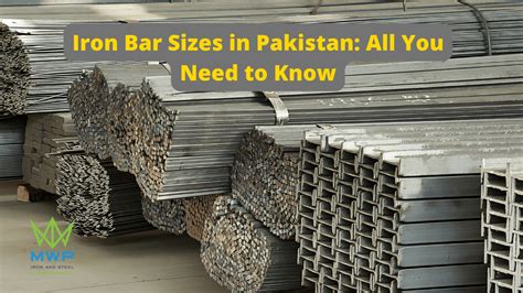 Iron Bar Sizes in Pakistan: All You Need to Know - MWPBNP - Iron and ...