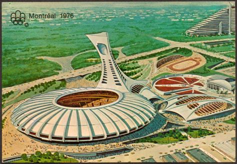 Montréal 1976 Postcards Architecture Of The Games