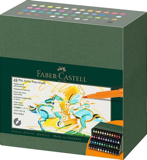 Faber Castell 167192 Tuschestifte Pitt Artist Pen Brush 48er