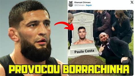 CHIMAEV PROMETE ENTERRAR PAULO BORRACHINHA JUNIOR CIGANO APARECE