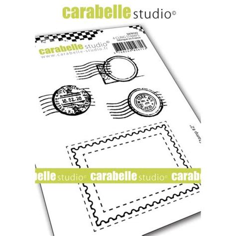 Carabelle Studio Cling Stamp Art My Stamp Gummistempel Faltkarten