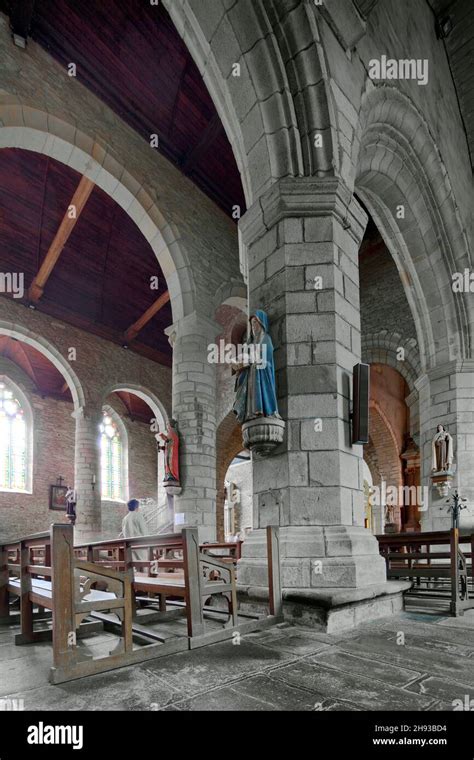 Interior Of The Collegiate Church Town Of Rochefort En Terre