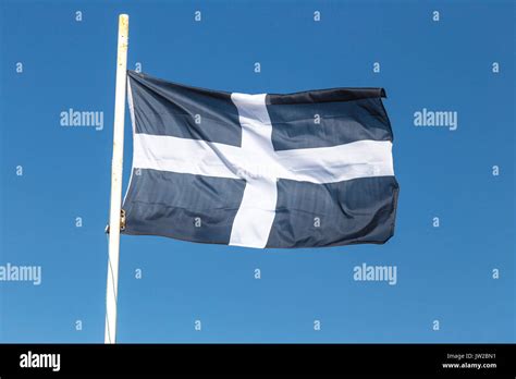 Flag of Cornwall, England, United Kingdom Stock Photo - Alamy