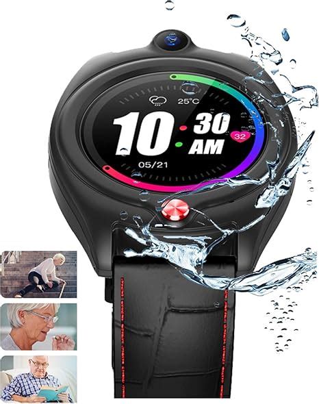 Elderly Gps Smart Watch Fall Alert Devices For Elderly Video Call Step Counter Geo Fence Sos