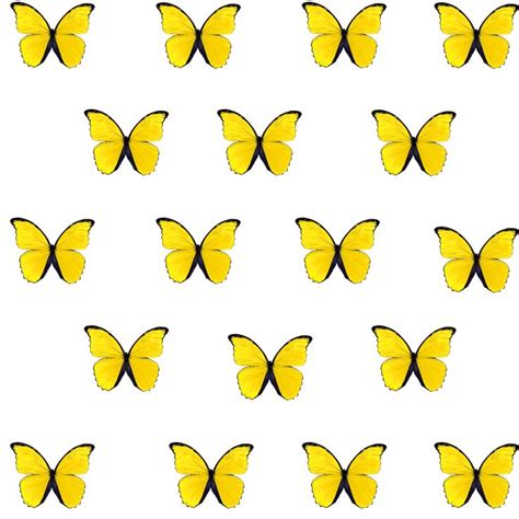 Yellow Butterfly Sticker Pack Shop On Redbubble By Peony Designs