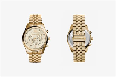 Venta Reloj Michael Kors Hombre Dorado En Stock