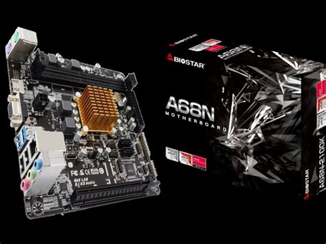 Biostar Releases A68N 2100K SoC Motherboard