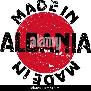 Made In Albania Sign Or Stamp On White Background Vector Illustration