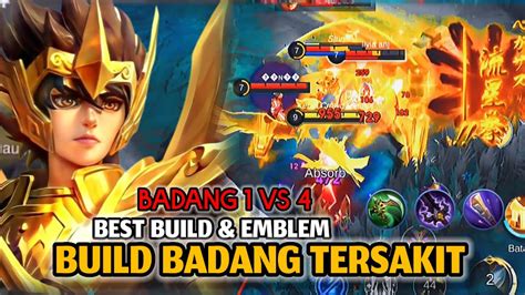 CRAZY DAMAGE BADANG UNLIMITED STUN BUILD BADANG TERSAKIT 2024 MLBB