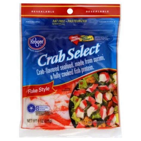 Kroger Imitation Crab Flakes 8 Oz King Soopers