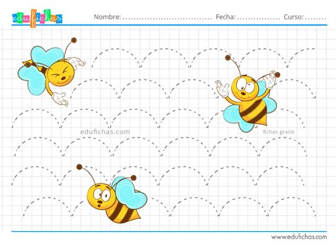 Trazos Para Preescolar Ejercicios De Grafomotricidad Para Niños