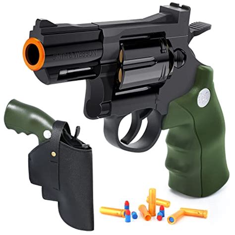 Revolver Toy Gun With Water Gel Beads Shell Ejection Soft Bullet Toy