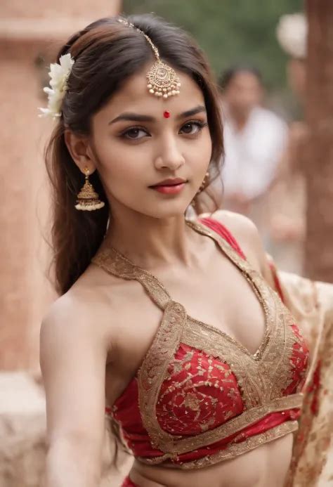 Beautiful Ethnic Dancer Girl Years Old Erotic Big Breasts