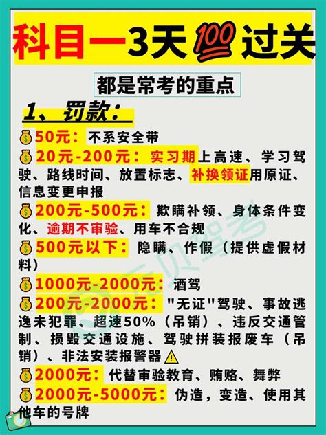 2023年驾照科目一答题技巧，罚款扣分技巧大汇总！ 知乎