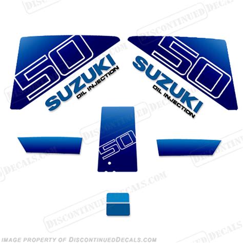 Suzuki 50hp Decal Kit