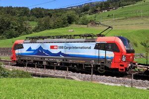 Siemens Vectron Ms Operated By Schweizerische Bundesbahnen