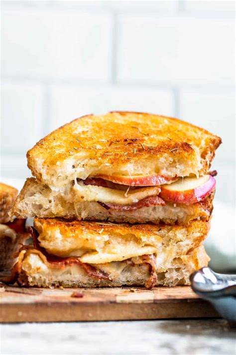 Apple Bacon Grilled Cheese Sandwich Erhardts Eat