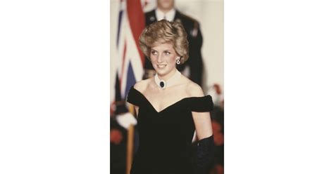 Princess Diana Wearing The Victor Edelstein Dress At The White House In