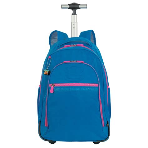 mochila sestini  carrinho paul frank classics aquamarine viajante