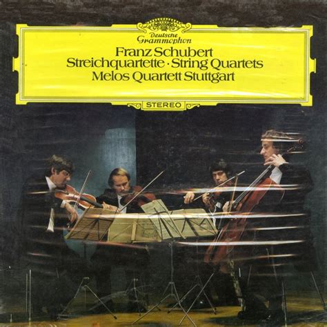 Schubert String Quartets Melos Quartett Stuttgart Lp Set