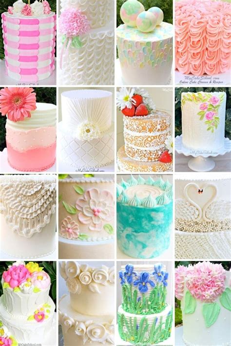 50+ Buttercream Cake Designs (Free Tutorials) - My Cake School