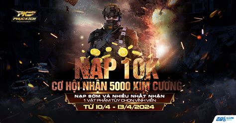 SK HOT NẠP K NHẬN KIM CƯƠNG CƠ HỘI NHẬN THÊM VŨ KHÍ TÙY CHỌN VĨNH VIỄN từ