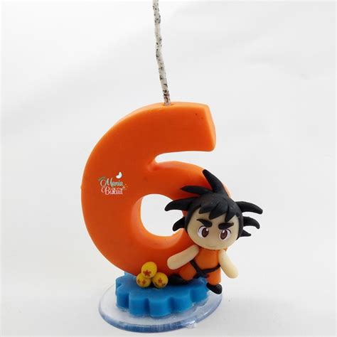 Vela Goku Dragon Ball Biscuit Elo Produtos Especiais