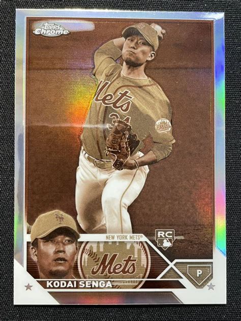 千賀滉大 2023 Topps Chrome SEPIA リフラクター Rookie Card Kodai Senga MLBカード