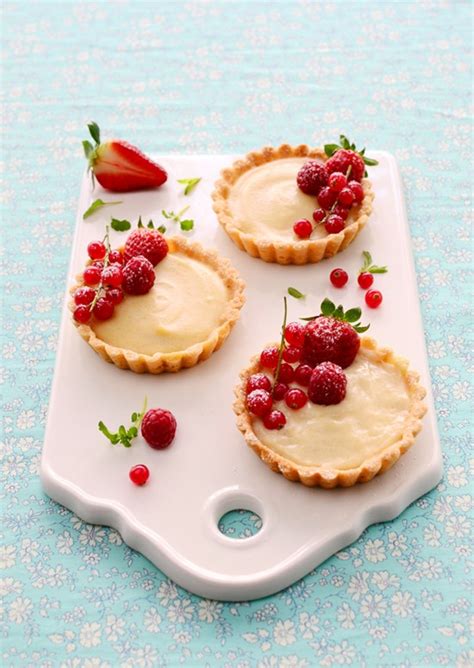 Receta De Tartaletas De Crema Pastelera Con Frutas Rojas Megasilvita