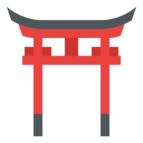 Torii Gate Iconixar Flat Icon