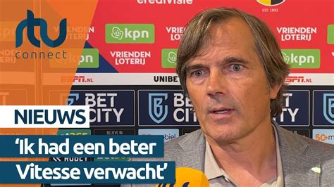 Reactie Phillip Cocu Na Vitesse AZ RTV Connect YouTube