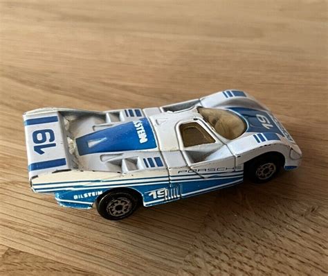 Mc Toy Porsche 956 Bilstein Model White And Blue 19 Die Cast Model Vintage Toy Ebay