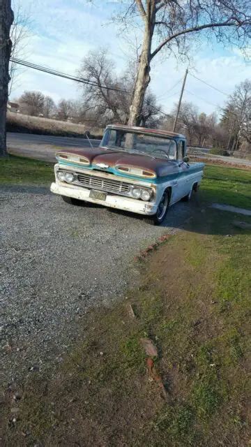 1960 Chevy Apache Big Window Long Bed Lowered Hot Rod Patina 350 5