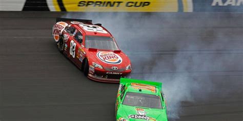 Danica Patrick crash video from Kansas