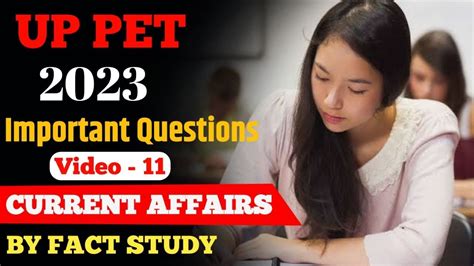 Pet 2023 Current Affairs Upsssc Pet Exam Important Current Affairs