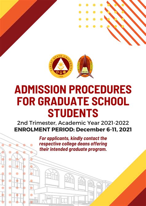 Admission And Enrollment Procedures For Graduate School Students 2nd