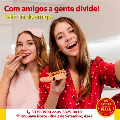 Hoje é dia de dividir a pizza quem a gente divide o mesmo neurônio