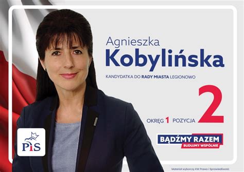 Agnieszka KOBYLIŃSKA Kandydatka do Rady Miasta Legionowo okręg 1