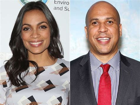 Cory Booker Hints at Wedding Bells with Rosario Dawson