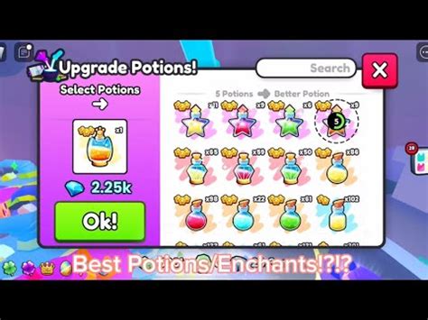 The Best Way To Upgrade Potions And Enchants For Challenges Or To Get