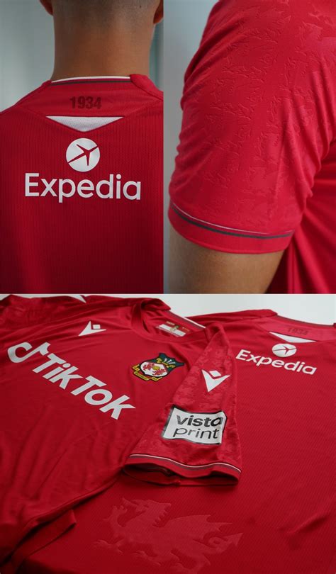 Wrexham AFC launch new promotion season home kit – VistaPrint becomes ...